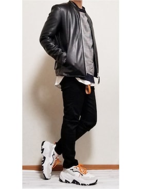 「レイヤードstyle」｜「アイテム（財布/小物）」を使った、しんしんさん（メンズ・168cm）の春コーディネート