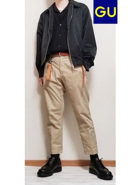 「BLISS POINT（ブリスポイント）のアイテム（ジャケット/アウター）」を使った、しんしんさん（メンズ・168cm）の春コーディネート