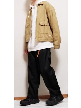 「Right-on（ライトオン）のアイテム（ブルゾン）」を使った、しんしんさん（メンズ・168cm）の春コーディネート