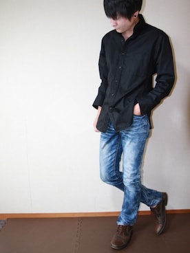 「ATELIER SAB for men（アトリエサブフォーメン）のアイテム」を使った、のりさん（メンズ・173cm）の秋コーディネート