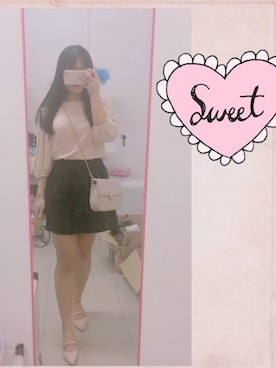 「JUSGLITTY（ジャスグリッティー）のアイテム（バッグ）」を使った、小小大大馒头さん（レディース・162cm）の夏コーディネート