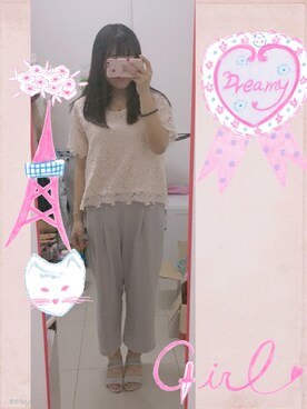 小小大大馒头さん（レディース・162cm）の夏コーディネート