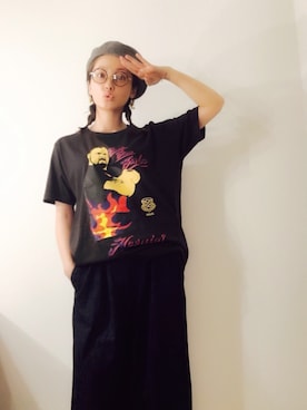 「DRIES VAN NOTEN（ドリスヴァンノッテン）のアイテム（パンツ）」を使った、平山あやさん（レディース・160cm）の春コーディネート