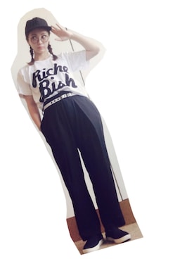 「HOPE（ホープ）のアイテム」を使った、平山あやさん（レディース・160cm）の秋コーディネート