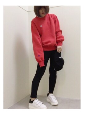 「スプリングSENSEOFPLACE」｜「アイテム（その他）」を使った、ぱぬ美さん（レディース・152cm）の冬コーディネート