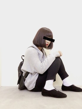 「Rccat（アールシーキャット）のアイテム（シューズ）」を使った、ぱぬ美さん（レディース・152cm）の春コーディネート