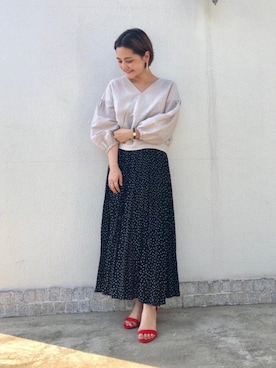 藤野（fujino）さん（レディース・152cm）の春コーディネート