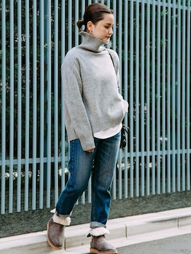 藤野（fujino）さん（レディース・152cm）の秋コーディネート