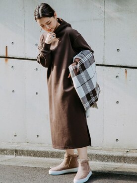 藤野（fujino）さん（レディース・152cm）の秋コーディネート