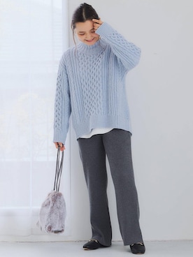 藤野（fujino）さん（レディース・152cm）の秋コーディネート