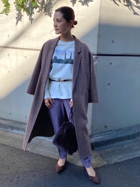 藤野(fujino)さん(レディース・152cm)の秋コーディネート