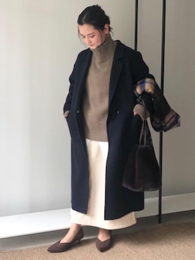 藤野（fujino）さん（レディース・152cm）の冬コーディネート