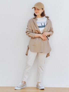 藤野（fujino）さん（レディース・152cm）の冬コーディネート