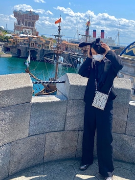 「PAGEBOY（ページボーイ）のアイテム（セットアップ）」を使った、dona💛さん（レディース・168cm）の春コーディネート