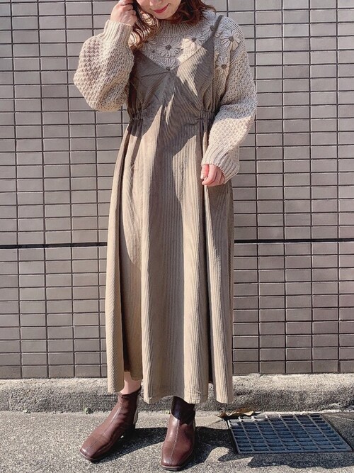 Crisp名古屋店ｍａｙａさんのワンピースを使ったコーディネート Zozotown