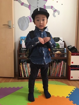 みんさん（キッズ・100cm）の秋コーディネート