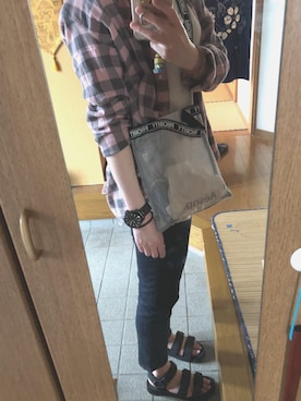 「иваси/イヴァシー（イヴァシー）のアイテム」を使った、midoriさん（レディース・165cm）の春コーディネート