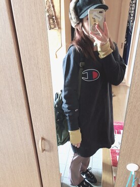 「CLANE（クラネ）のアイテム（リング）」を使った、midoriさん（レディース・165cm）の秋コーディネート