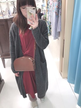 「CLANE（クラネ）のアイテム（リング）」を使った、midoriさん（レディース・165cm）の春コーディネート