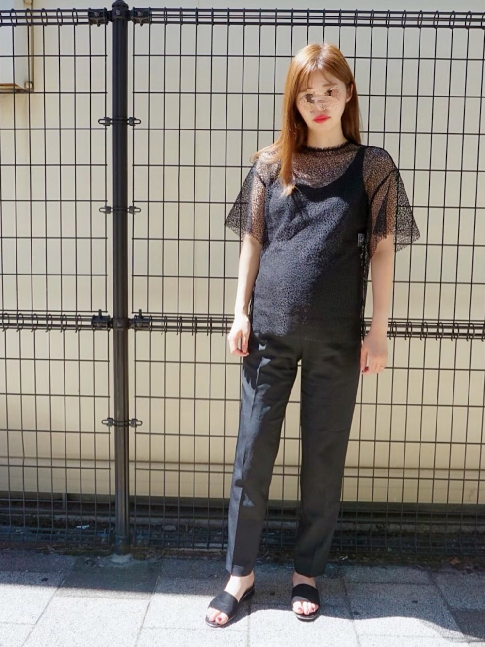 ルシェルブルー♡メッシュレーストップス ル シェル ブルー - LE CIEL BLEU | Lace & Mesh Combo | RESTIR リステア