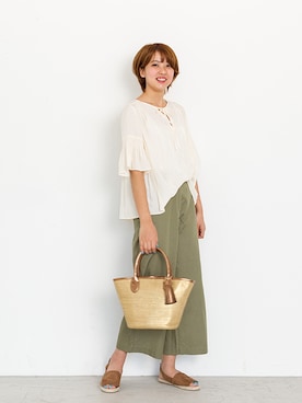 NBB STAFF 18さん（レディース・162cm）の春コーディネート