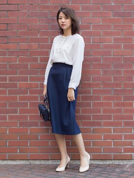 NBB STAFF 18さん(レディース・162cm)の冬コーディネート