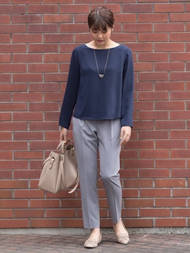 NBB STAFF 18さん（レディース・162cm）の春コーディネート