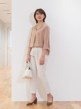 NBB STAFF 18さん（レディース・162cm）の春コーディネート