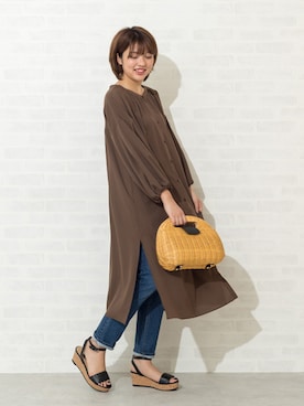 NBB STAFF 18さん（レディース・162cm）の春コーディネート