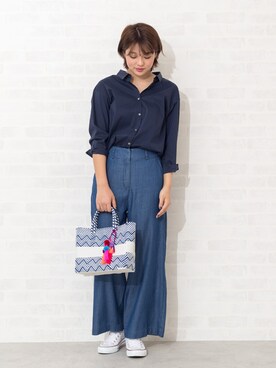 NBB STAFF 18さん（レディース・162cm）の春コーディネート