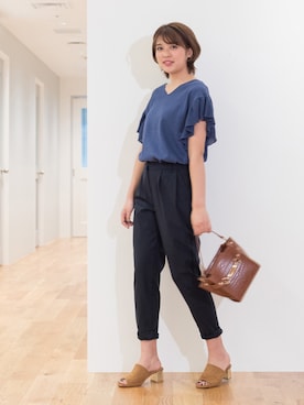 NBB STAFF 18さん（レディース・162cm）の春コーディネート