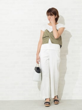 NBB STAFF 18さん（レディース・162cm）の春コーディネート