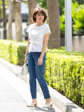 NBB STAFF 18さん（レディース・162cm）の春コーディネート