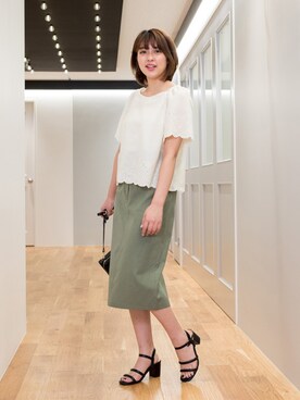 NBB STAFF 18さん（レディース・162cm）の春コーディネート