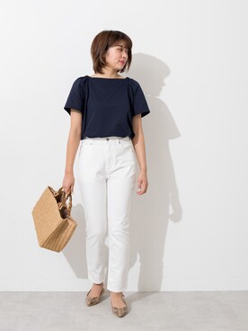 NBB STAFF 18さん（レディース・162cm）の夏コーディネート