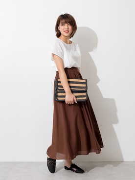 NBB STAFF 18さん（レディース・162cm）の夏コーディネート