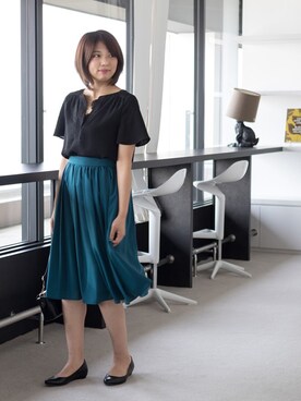 NBB STAFF 18さん（レディース・162cm）の夏コーディネート