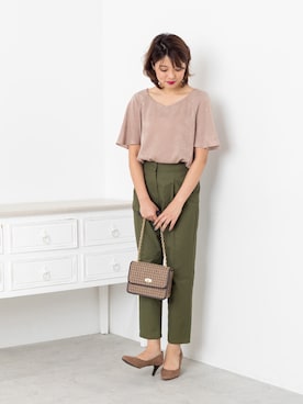 NBB STAFF 18さん（レディース・162cm）の夏コーディネート