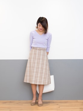 NBB STAFF 18さん（レディース・162cm）の冬コーディネート