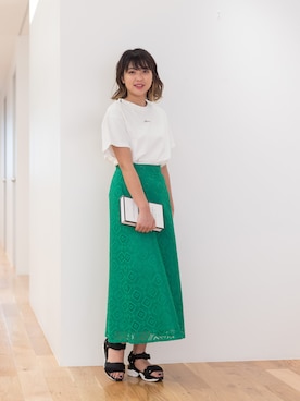 NBB STAFF 18さん（レディース・162cm）の春コーディネート