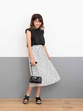 NBB STAFF 18さん（レディース・162cm）の夏コーディネート