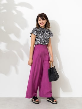 NBB STAFF 18さん（レディース・162cm）の夏コーディネート