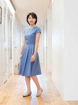 NBB STAFF 18さん（レディース・162cm）の夏コーディネート