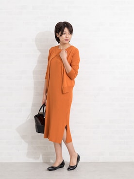 「NBB」｜「アイテム（ワンピース/ドレス）」を使った、NBB STAFF 18さん（レディース・162cm）の夏コーディネート