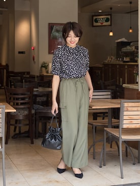 NBB STAFF 18さん（レディース・162cm）の夏コーディネート