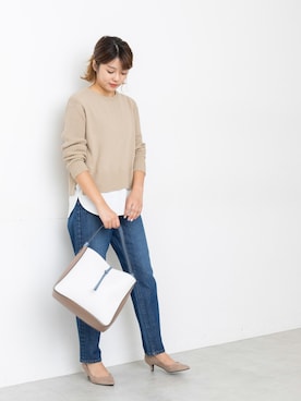 NBB STAFF 18さん(レディース・162cm)の春コーディネート