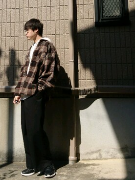 「Burner（バーナー）のアイテム（ジャケット/アウター）」を使った、Yさん（メンズ・171cm）の春コーディネート