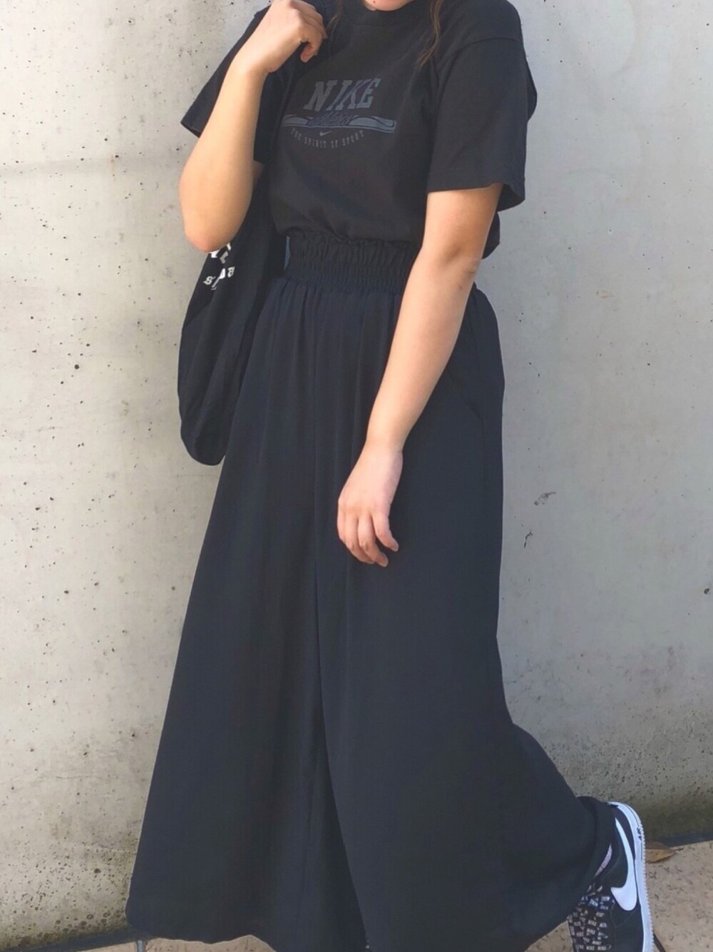 「モノトーンコーデ、夏セールで買いました」｜「GORGEのアイテム（その他パンツ、ブラック系）」を使った、MIKUさん（レディース・155cm）の夏コーディネートの1枚目の写真