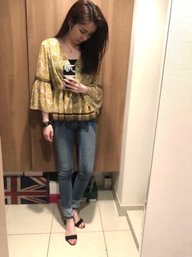 「rag & bone（ラグアンドボーン）のアイテム（パンツ）」を使った、Chiemi.さん（レディース・163cm）の夏コーディネート