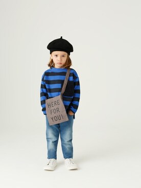 「アイテム（ショルダーバッグ）」を使った、DADWAYさん（キッズ・80cm）の夏コーディネート